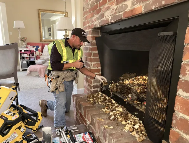 Safe screening installation by Aurora Chimney Sweep in Aurora, OH