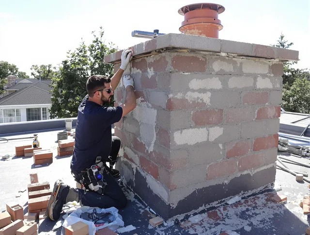 Advanced chimney repair process by Aurora Chimney Sweep in Aurora, OH