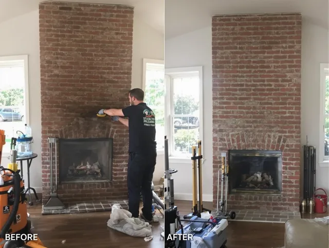 Finished chimney sweeping service by Aurora Chimney Sweep in Aurora, OH
